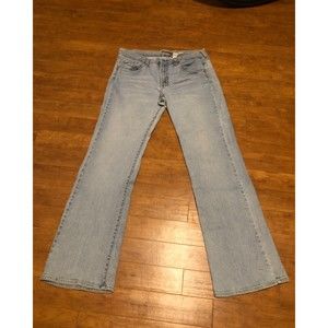 OLD NAVY ULTRA LOW WAIST BOOT CUT JEANS SIZE 12 SHORT